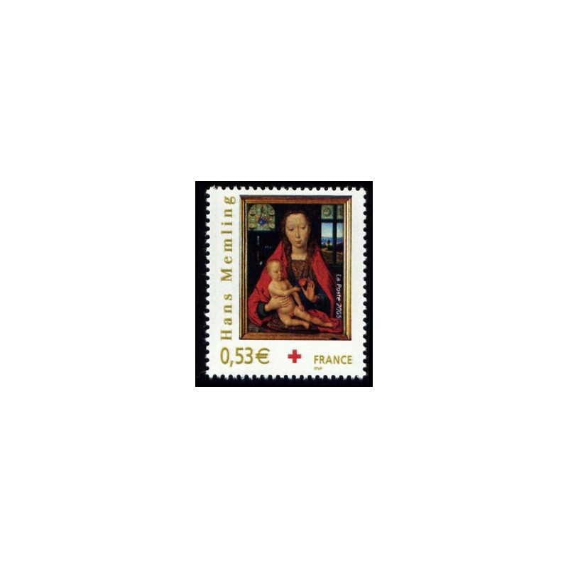 Timbre France Yvert No 3840 Croix rouge