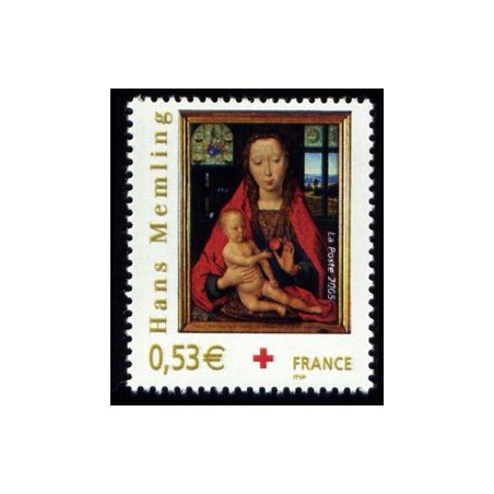 Timbre France Yvert No 3840 Croix rouge