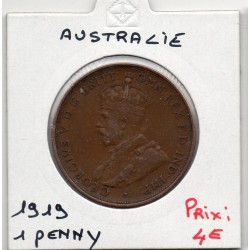 Australie 1 penny 1919 TTB, KM 23 pièce de monnaie