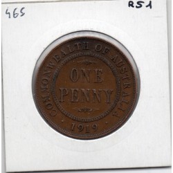 Australie 1 penny 1919 TTB, KM 23 pièce de monnaie