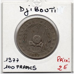 Djibouti 100 francs 1977 TTB, KM 26 pièce de monnaie