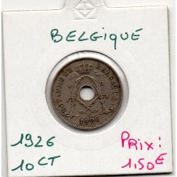 Belgique 10 centimes 1926 en Flamand TTB, KM 86 pièce de monnaie