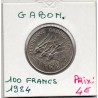 Gabon 100 Francs 1978 Spl, KM 13 pièce de monnaie