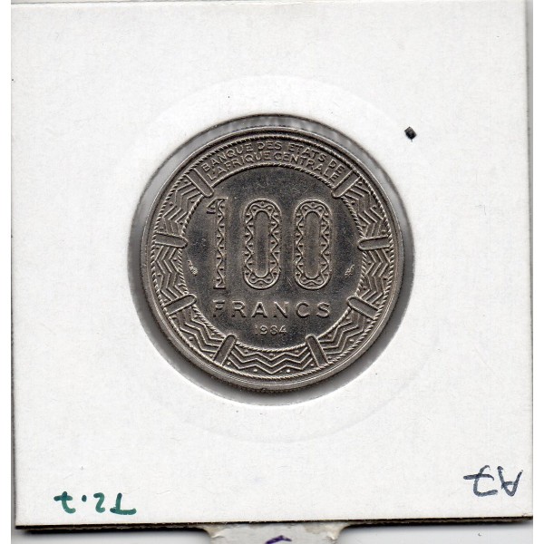 Gabon 100 Francs 1978 Spl, KM 13 pièce de monnaie