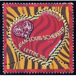 Timbre France Yvert No 3862  Saint valentin coeur J L Scherrer