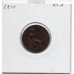 Grande Bretagne Farthing 1902 TTB-, KM 792 pièce de monnaie