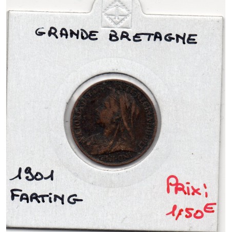 Grande Bretagne Farthing 1901 TTB-, KM 792 pièce de monnaie