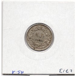 Suisse 1/2 franc 1951 Sup, KM 23 pièce de monnaie