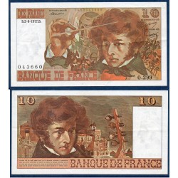 10F Francs Berlioz Sup 2.6.1977 Billet de la banque de France