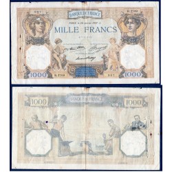 1000 Francs Cérès et Mercure TB- 23.5.1940 Billet de la banque de France