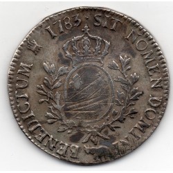 Ecu aux branches de Bearn 1786 pau Louis XVI pièce de monnaie royale