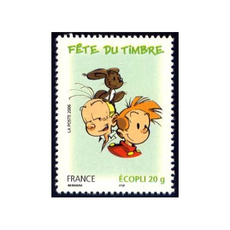 Timbre France Yvert No 3878 Fete du timbre Spirou