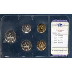Koweit Série 5 pièces 1997-2008 FDC pièces de monnaie
