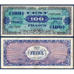 100 Francs France série 2 TTB- 1945 Billet du trésor Central