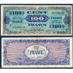 100F France série 5 TTB- 1945 Billet du trésor Central