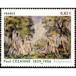 Timbre France Yvert No 3894 paul Cézanne, Baigneuses