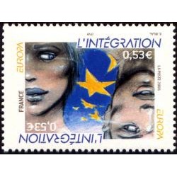 Timbre France Yvert No 3902 Europa, l'intégration