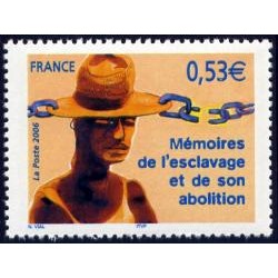 Timbre France Yvert No 3903 Mémoires de l'esclavage et de son abolition