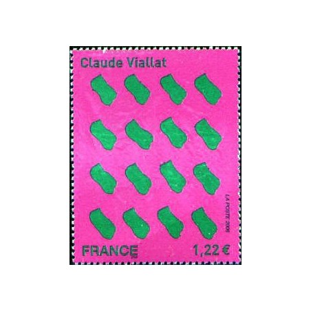 Timbre France Yvert No 3916 Claude Viallat