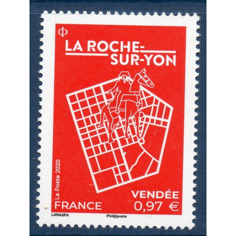 Timbre France Yvert No 5416 La Roche sur yon luxe **