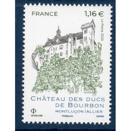Timbre France Yvert No 5417 Chateau des ducs de Bourbon à Montluçon luxe **