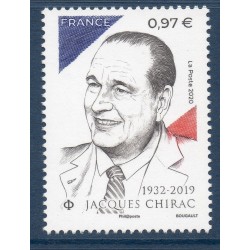 Timbre France Yvert No 5428 jacques Chirac luxe **