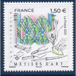 Timbre France Yvert No 5471 Vitrailliste luxe **