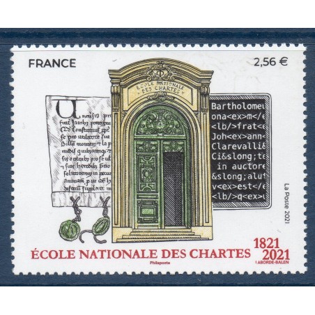 Timbre France Yvert No 5472 Ecole Nationale de Chartes luxe **