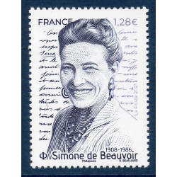 Timbre France Yvert No 5474 Simone de Beauvoir luxe **