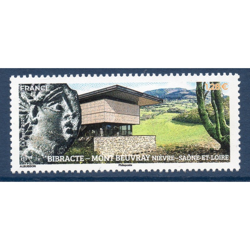 Timbre France Yvert No 5488 musée de Bibracte Mont Beuvray luxe **