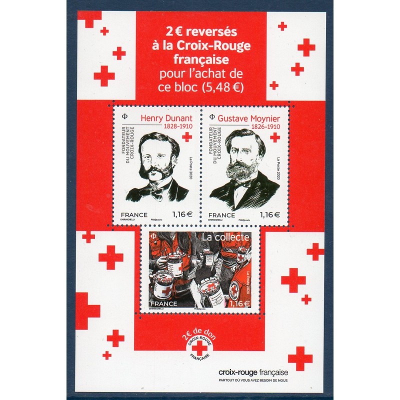 Bloc Feuillet France Yvert F5430 Croix Rouge Française luxe **