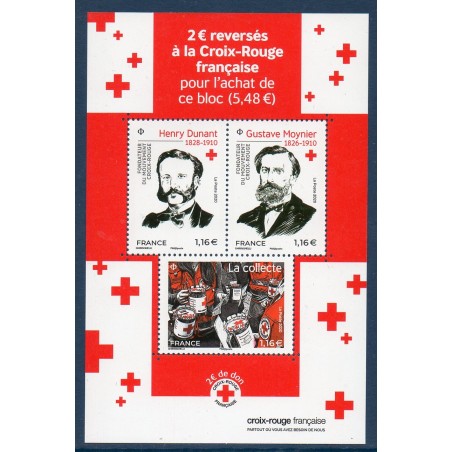 Bloc Feuillet France Yvert F5430 Croix Rouge Française luxe **