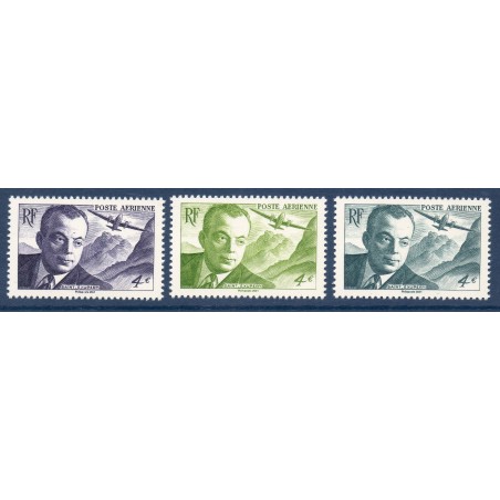 Timbres France Poste Aérienne Yvert 86-88 Antoine de Saint-Exupery