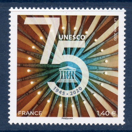 Timbre France Service Yvert 179 Unesco 75 ans neuf luxe **