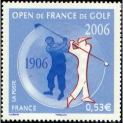 Timbre France Yvert No 3935 Golf, centenaire de l'open de France