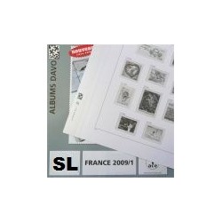 France SL 2021 1er semestre regular sans pochette, timbres, blocs et carnets, préimprimées DAVO