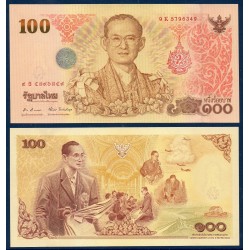 Thaïlande Pick N°124, Billet de banque de banque de 100 Bath 2011