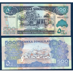 Somaliland Pick N°6i, Billet de banque de 500 Shilings 2016