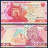 Ouzbékistan Pick N°87, Billet de banque de 2000 Sum 2021
