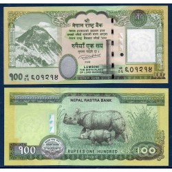 Nepal Pick N°80b, Billet de banque de 100 rupees 2019