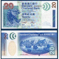 Hong Kong Pick N°291, Billet de banque de 20 dollars 2003