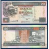 Hong Kong Pick N°201d, neuf Billet de banque de 20 dollars 1998-2002