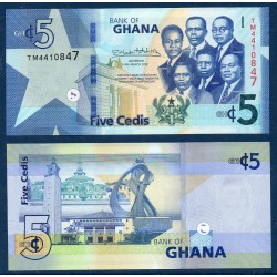 Ghana Pick N°46, Billet de banque de 5 Cedis 2019