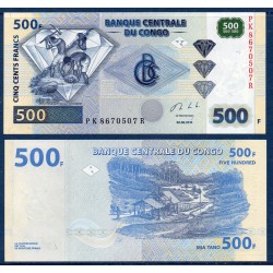 Congo Pick N°96b, Billet de banque de 500 Francs 2013