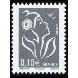 Timbre France Yvert No 3965 Marianne de Lamouche 0.10€ gris
