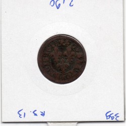 Double Tounois 1618 D Lyon Louis XIII pièce de monnaie royale