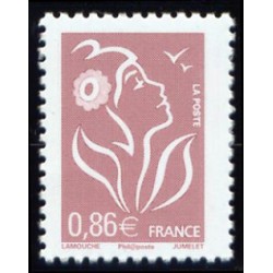 Timbre France Yvert No 3969 Marianne de Lamouche 0.86€ brun clair