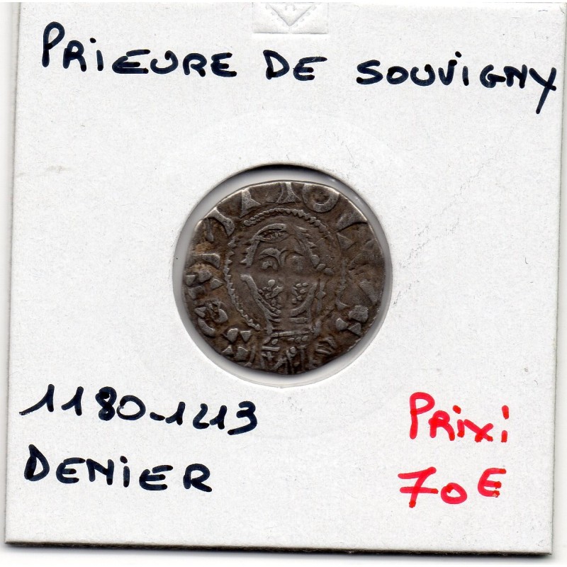 Bourbonnais, Prieuré de Souvigny (1180-1213) Denier