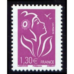 Timbre France Yvert No 3971 Marianne de Lamouche 1.30€ lilas