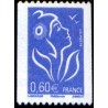 Timbre France Yvert No 3973 Marianne de Lamouche 0.60€ bleu issu de roulette
